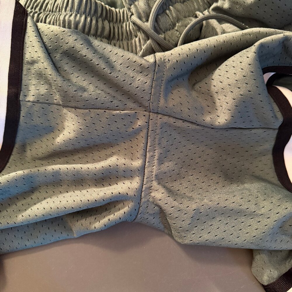 Foot Locker LCKR Mesh Athletic Shorts Men's Size XL Green/Grey/Teal - Picture 4 of 5
